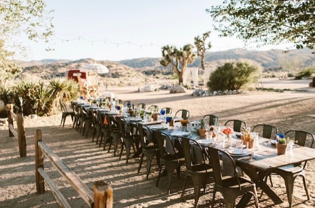 Desert Reverie wedding — romantic ceremony in a sun-drenched desert setting with natural rock formations, image 9 of 10 — Lux Events by Michelle