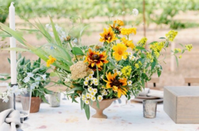 Destination wedding tablescape — outdoor reception with lush greenery and candlelight at a vineyard estate, image 5 of 10 — Lux Events by Michelle