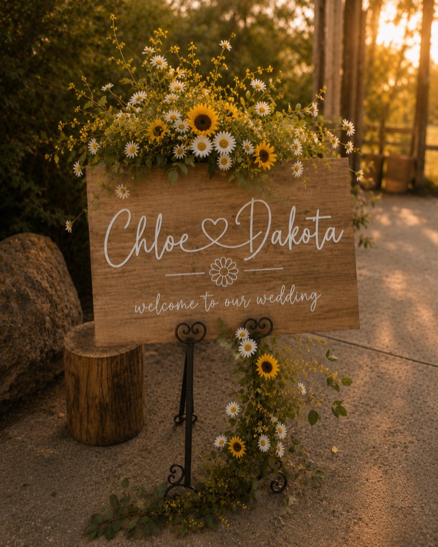 Daisy and sunflower destination wedding, image 7 of 12, Lux Events by Michelle