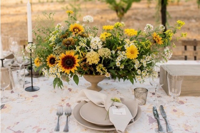 Daisy and sunflower destination wedding, image 10 of 12, Lux Events by Michelle