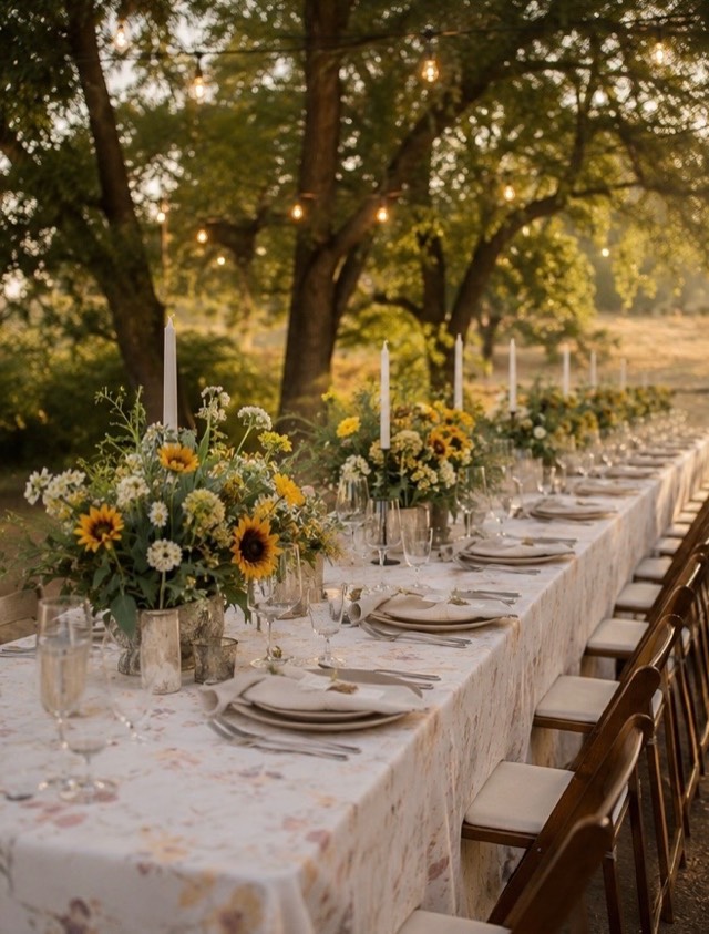 Daisy and sunflower destination wedding, image 12 of 12, Lux Events by Michelle